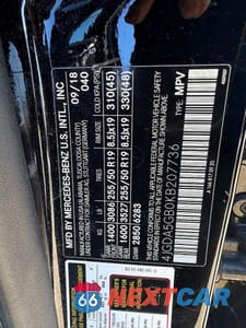 Zdjęcie 10 z 13 samochodu: 2019 MERCEDES-BENZ GLE 400 4MATIC VIN:4JGDA5GB0KB207736 - miniatura