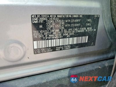 Zdjęcie 13 z 13 samochodu: 2019 TOYOTA RAV4 VIN:2T3P1RFV6KW034901 - miniatura