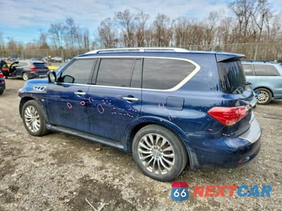 Drugie zdjęcie samochodu z przodu: 2017 INFINITI QX80 BASE VIN:JN8AZ2NE6H9160034 - miniatura