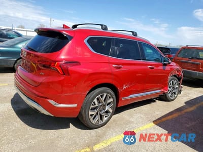 Trzecie zdjęcie samochodu z tyłu: 2022 HYUNDAI SANTA FE CALLIGRAPHY VIN:5NMS54AL5NH413338 - miniatura