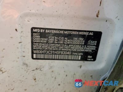 Zdjęcie 13 z 13 samochodu: 2017 BMW X1 XDRIVE28I VIN:WBXHT3C31H5F83040 - miniatura