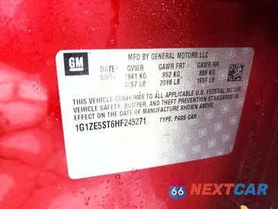 Zdjęcie 12 z 12 samochodu: 2017 CHEV MALIBU LT VIN:1G1ZE5ST6HF245271 - miniatura