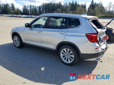 Drugie zdjęcie samochodu z przodu: 2013 BMW X3 XDRIVE28I VIN:5UXWX9C54D0A22916 - miniatura