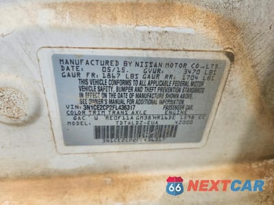 Zdjęcie 13 z 13 samochodu: 2015 NISSAN VERSA NOTE SV VIN:3N1CE2CP2FL436317 - miniatura