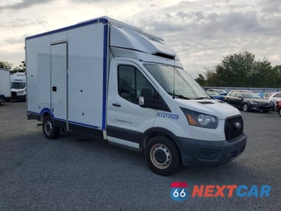 Czwarte zdjęcie samochodu z boku: 2020 FORD TRANSIT DELIVERY TRUCK VIN:1FDBW5Z84LKB80312 - miniatura