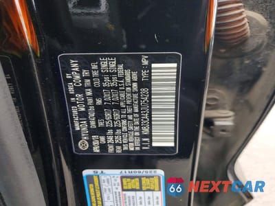 Zdjęcie 13 z 13 samochodu: 2018 HYUNDAI TUCSON SEL VIN:KM8J3CA43JU754238 - miniatura