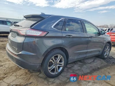 Trzecie zdjęcie samochodu z tyłu: 2017 FORD EDGE TITANIUM VIN:2FMPK4K80HBC60486 - miniatura