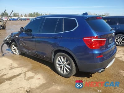 Drugie zdjęcie samochodu z przodu: 2013 BMW X3 XDRIVE28I VIN:5UXWX9C50D0A15624 - miniatura