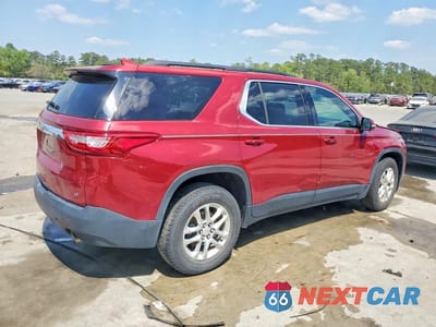 Trzecie zdjęcie samochodu z tyłu: 2019 CHEVROLET TRAVERSE LT VIN:1GNERGKW2KJ169317 - miniatura