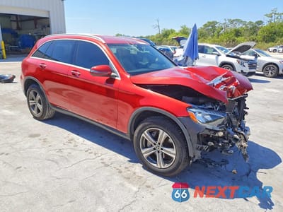 Czwarte zdjęcie samochodu z boku: 2019 MERCEDES-BENZ GLC 300 VIN:WDC0G4JB2KF497596 - miniatura