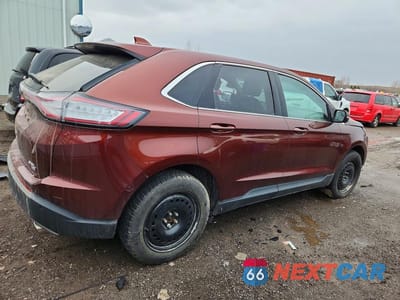 Trzecie zdjęcie samochodu z tyłu: 2015 FORD EDGE SEL VIN:2FMTK4J86FBB01159 - miniatura