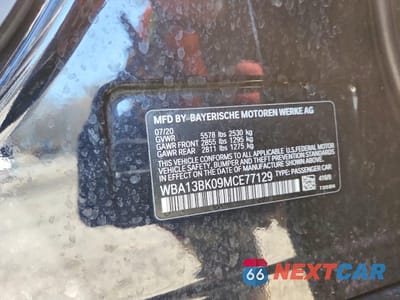 Zdjęcie 12 z 13 samochodu: 2021 BMW M550XI VIN:WBA13BK09MCE77129 - miniatura