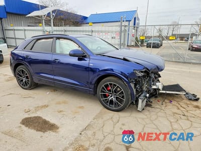 Czwarte zdjęcie samochodu z boku: 2019 AUDI Q8 PRESTIGE S-LINE VIN:WA1FVAF19KD025244 - miniatura