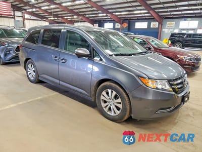 Czwarte zdjęcie samochodu z boku: 2017 HONDA ODYSSEY EXL VIN:5FNRL5H62HB014709 - miniatura