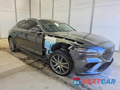 Czwarte zdjęcie samochodu z boku: 2022 GENESIS G70 3.3T STANDARD VIN:KMTG54TE0NU098494 - miniatura