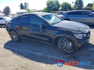 Czwarte zdjęcie samochodu z boku: 2021 MERCEDES-BENZ GLC COUPE 300 4MATIC VIN:W1N0J8EB9MF906780 - miniatura