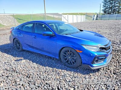 Czwarte zdjęcie samochodu z boku: 2020 HONDA CIVIC SI VIN:2HGFC1E58LH703651 - miniatura