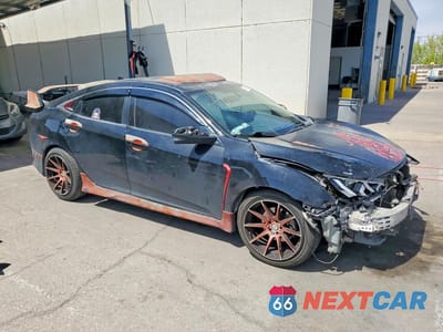 Czwarte zdjęcie samochodu z boku: 2017 HONDA CIVIC EX VIN:19XFC2F7XHE063644 - miniatura