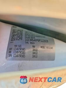 Zdjęcie 13 z 14 samochodu: 2023 CHEVROLET EXPRESS G2500 UTILITY / SERVICE VAN VIN:1GCWGAFP6P1122639 - miniatura