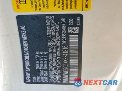 Zdjęcie 12 z 12 samochodu: 2019 MINI COOPER S VIN:WMWWG9C5XK3E41816 - miniatura