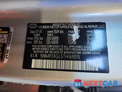 Zdjęcie 14 z 14 samochodu: 2026 HYUNDAI SANTA FE SEL VIN:5NMP24GL5TH169015 - miniatura