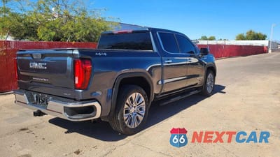 Czwarte zdjęcie samochodu z boku: 2020 GMC SIERRA K1500 SLT VIN:3GTU9DED3LG401777 - miniatura