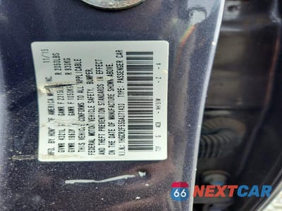 Zdjęcie 12 z 12 samochodu: 2016 HONDA ACCORD SPORT VIN:1HGCR2F55GA071430 - miniatura