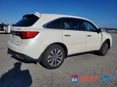 Trzecie zdjęcie samochodu z tyłu: 2014 ACURA MDX TECHNOLOGY VIN:5FRYD4H47EB047975 - miniatura