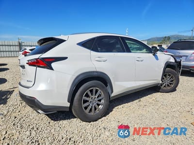 Trzecie zdjęcie samochodu z tyłu: 2017 LEXUS NX 200T BASE VIN:JTJYARBZ5H2062751 - miniatura