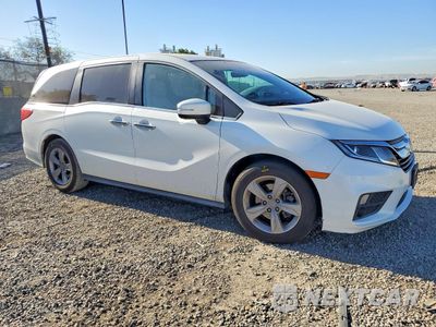 Czwarte zdjęcie samochodu z boku: 2020 HONDA ODYSSEY EXL VIN:5FNRL6H79LB009577 - miniatura