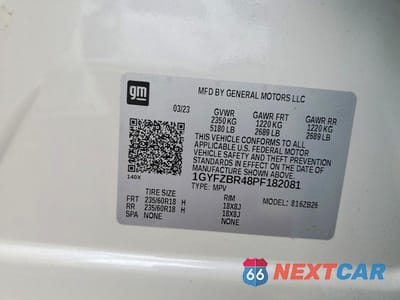 Zdjęcie 13 z 13 samochodu: 2023 CADILLAC XT4 LUXURY VIN:1GYFZBR48PF182081 - miniatura
