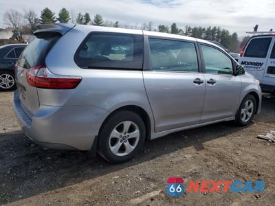 Trzecie zdjęcie samochodu z tyłu: 2018 TOYOTA SIENNA L 7-PASSENGER VIN:5TDZZ3DC2JS963189 - miniatura