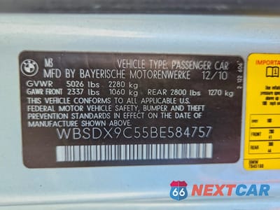 Zdjęcie 12 z 12 samochodu: 2011 BMW M3 VIN:WBSDX9C55BE584757 - miniatura