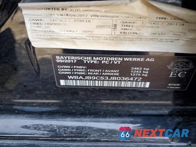 Zdjęcie 12 z 12 samochodu: 2018 BMW M550XI VIN:WBAJB9C53JB036472 - miniatura
