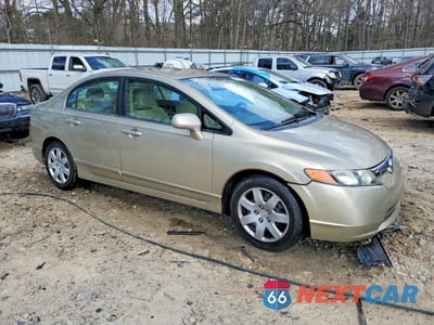 Czwarte zdjęcie samochodu z boku: 2007 HONDA CIVIC LX VIN:1HGFA16597L013971 - miniatura
