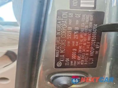 Zdjęcie 13 z 13 samochodu: 2005 KIA SEDONA LX VIN:KNDUP132856684204 - miniatura