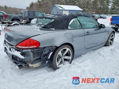 Trzecie zdjęcie samochodu z tyłu: 2010 BMW 650 I VIN:WBAEB5C53AC225806 - miniatura
