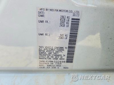 Zdjęcie 13 z 13 samochodu: 2024 NISSAN ALTIMA SR VIN:1N4BL4CV9RN332698 - miniatura