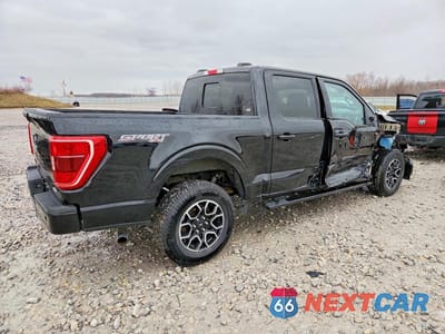 Trzecie zdjęcie samochodu z tyłu: 2021 FORD F150 SUPERCREW VIN:1FTFW1E83MFB26465 - miniatura