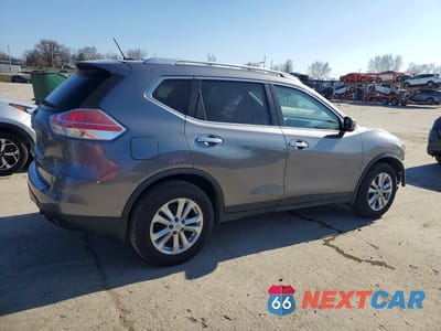 Trzecie zdjęcie samochodu z tyłu: 2016 NISSAN ROGUE SV VIN:KNMAT2MT3GP659784 - miniatura