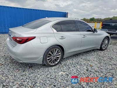 Trzecie zdjęcie samochodu z tyłu: 2018 INFINITI Q50 3.0T LUXE VIN:JN1EV7AP0JM350589 - miniatura