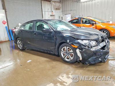 Czwarte zdjęcie samochodu z boku: 2017 HONDA CIVIC LX VIN:19XFC2F55HE025057 - miniatura