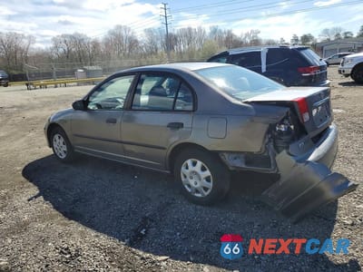 Drugie zdjęcie samochodu z przodu: 2005 HONDA CIVIC DX VP VIN:1HGES16315L017887 - miniatura