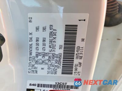 Zdjęcie 12 z 12 samochodu: 2022 TOYOTA TUNDRA SR5 VIN:5TFLA5DB9NX056018 - miniatura