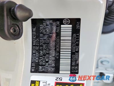 Zdjęcie 12 z 12 samochodu: 2024 TOYOTA CAMRY SE VIN:4T1G11AK3RU230974 - miniatura