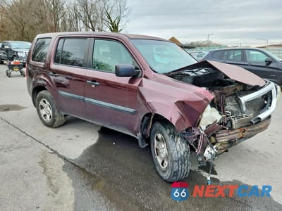 Czwarte zdjęcie samochodu z boku: 2010 HONDA PILOT LX VIN:5FNYF4H29AB004548 - miniatura