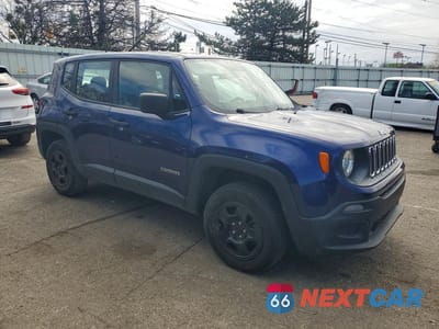 Czwarte zdjęcie samochodu z boku: 2017 JEEP RENEGADE SPORT VIN:ZACCJBAH0HPF84352 - miniatura