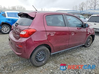 Trzecie zdjęcie samochodu z tyłu: 2019 MITSUBISHI MIRAGE ES VIN:ML32A3HJ5KH009403 - miniatura