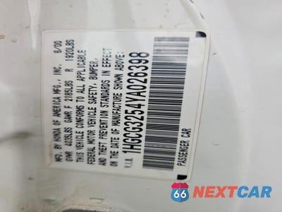Zdjęcie 13 z 13 samochodu: 2000 HONDA ACCORD EX VIN:1HGCG3254YA026398 - miniatura