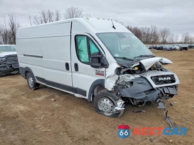 Czwarte zdjęcie samochodu z boku: 2022 RAM PROMASTER 2500 HIGH ROOF DELIVERY VAN VIN:3C6LRVDG7NE128734 - miniatura